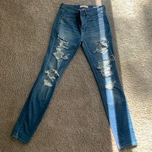 PacSun Mid-Rise Ripped Skinny Jeans